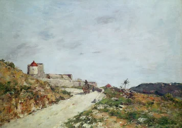 Der Weg zur Zitadelle in Villefranche, 1892